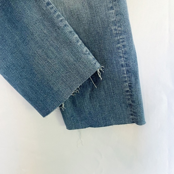 lands' end mid rise curvy straight jeans - Picture 4 of 6